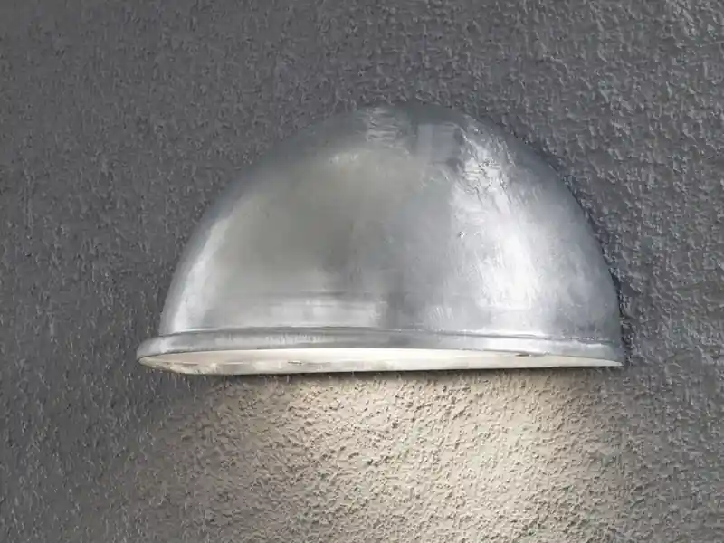 Ausverkauf Konstsmide Außenwandleuchte Downlight TORINO galvanisiert, 28 x 13,5 cm, Hausbeleuchtung