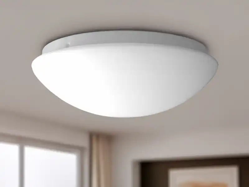 Sale Niermann Klassische LED Deckenschale mit Glas Lampenschirm Opalglas, Ø 30cm