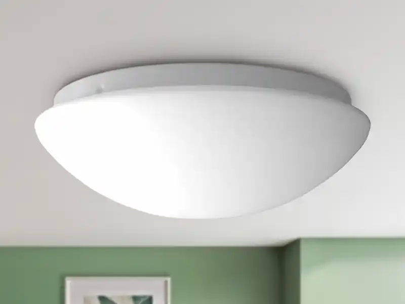 Highlight Niermann LED Deckenleuchte / Deckenschale rund, Opalglas matt, Ø 35cm