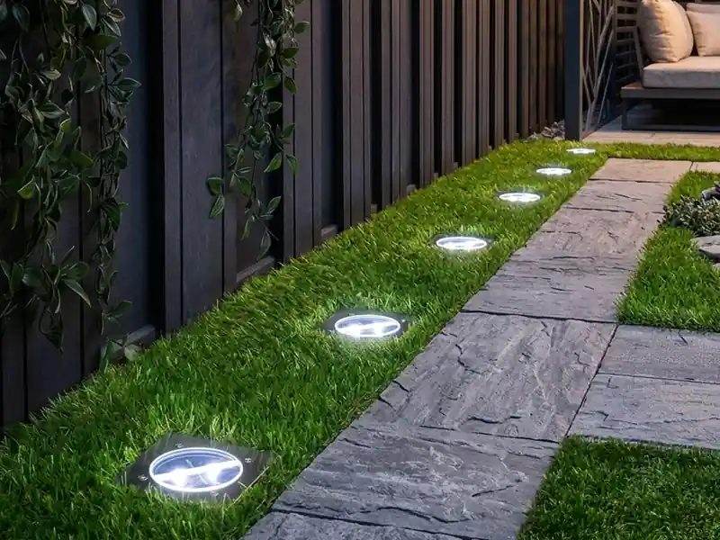 Ranex Solar LED Bodeneinbaustrahler 6er SET für Außen, Edelstahl 4-eckig 10x10cm, IP67 Sichere Zahlung