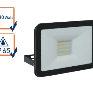 ELRO 							10 Watt LED Strahler ALU, 5000 Kelvin Neutralweiß, IP65, 9x12cm Ausverkauf