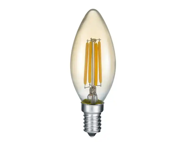Preis Gesenkt Trio Leuchten E14 Filament LED, 4 Watt, 400 Lumen warmweiß, Ø3,5cm, nicht dimmbar