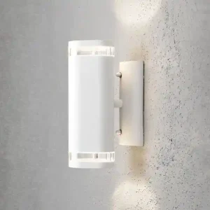 Angebot Konstsmide Design Up-Down Außenwandleuchte MODENA, Höhe 24cm, Weiß