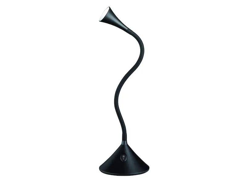 RL LIVE YOUR LIGHT Flexible 2in1 LED Tischlampe & Wandlampe VIPER in Schwarz, Schalter am Fuß Direkt Vom Hersteller