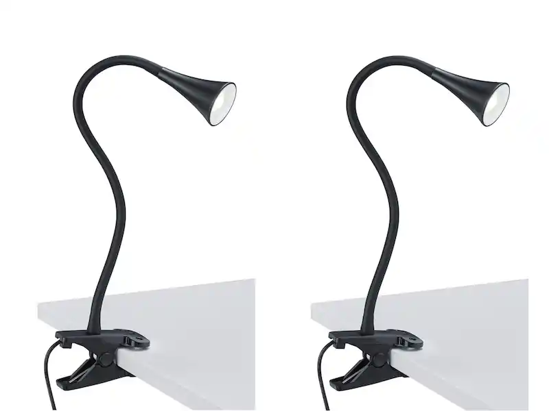 Online Kaufen RL LIVE YOUR LIGHT LED Klemmleuchten 2er SET 1 flammig Schwanenhalslampe in Schwarz