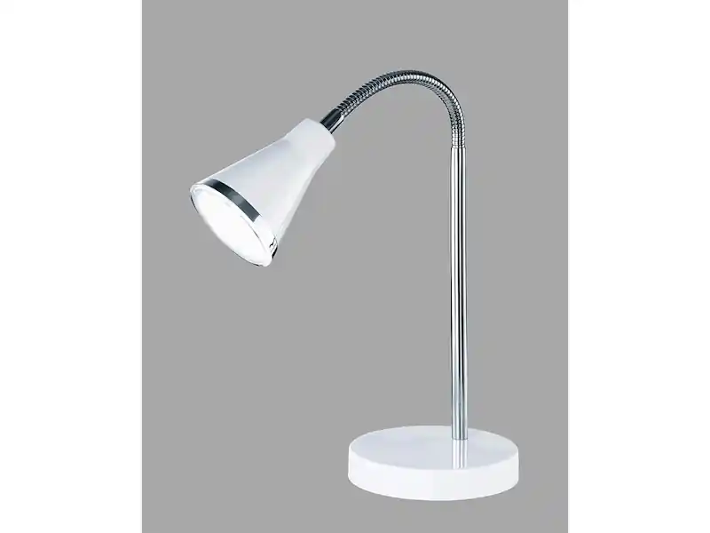 RL LIVE YOUR LIGHT Moderne flexible LED Schreibtischleuchte ARRAS 1 flammig Kunststoff in weiß Markenware