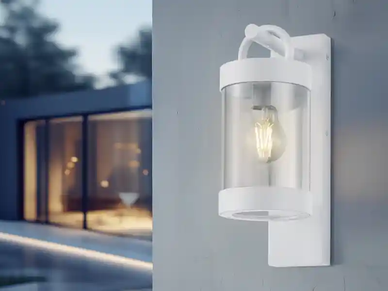 Trio Leuchten Außenwandleuchte SAMBESI Laterne im Landhausstil, Weiß, Höhe 33cm Sonderangebot