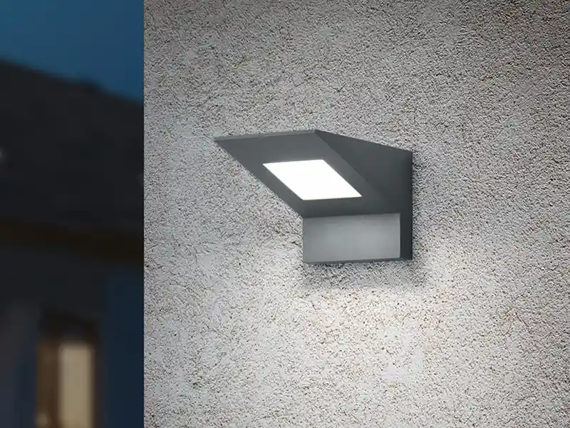 Trio Leuchten LED Außenwandleuchte NELSON Downlight aus Aluminium in Anthrazit Garantierte Lieferung