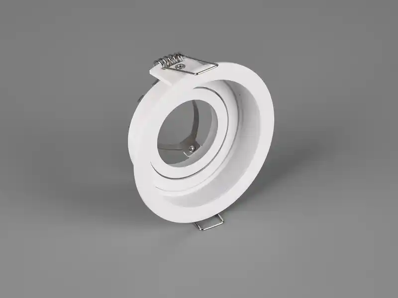 meineWunschleuchte Runder LED Deckeneinbaustrahler Weiß matt, schwenkbar Ø 9,2cm Nur Für Kurze Zeit