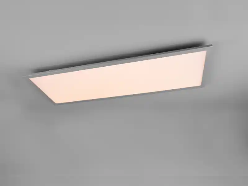 RL LIVE YOUR LIGHT LED Deckenleuchte GAMMA Titan Panel mit Nachtlicht rechteckig, Breite 80cm Neue Ware