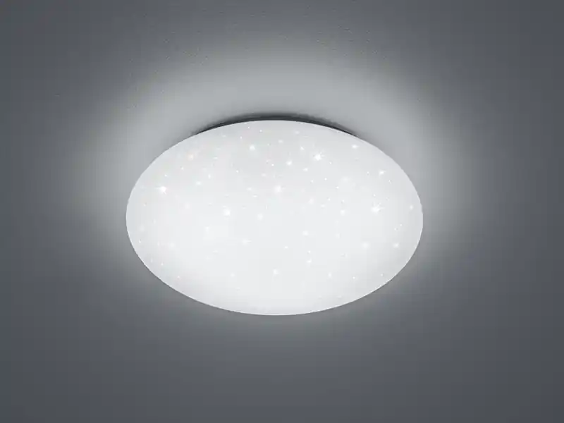Sichere Zahlung RL LIVE YOUR LIGHT LED Deckenleuchte, Deckenschale PUTZ Sternenhimmel Kunststoff Weiß Ø 27cm IP44