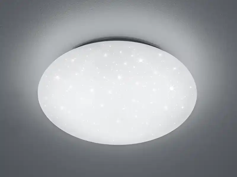 Günstig RL LIVE YOUR LIGHT LED Deckenleuchte, Deckenschale PUTZ Sternenhimmel Kunststoff Weiß Ø 37cm IP44