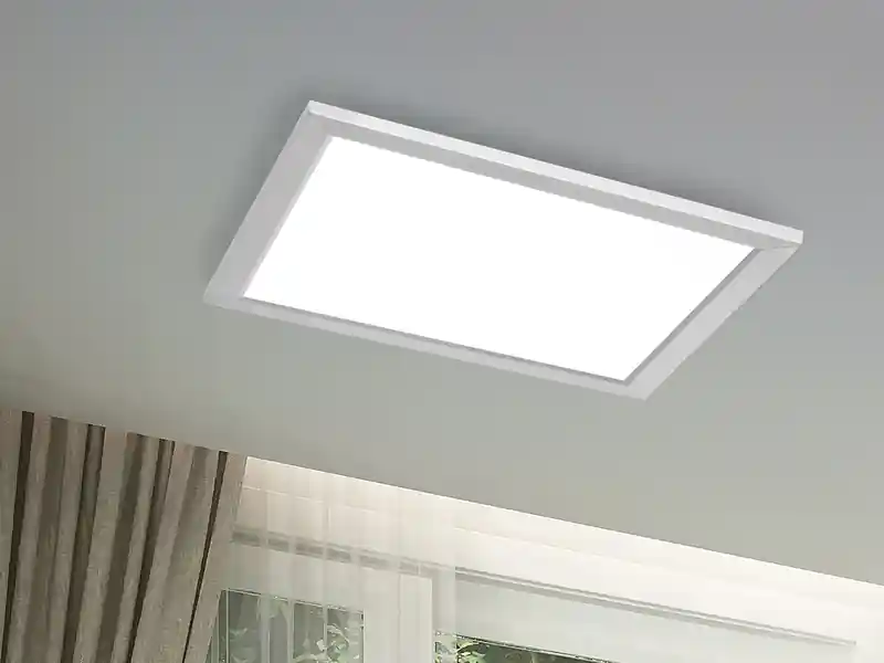 Expressversand Trio Leuchten Kleine LED Deckenleuchte PHOENIX extrem flach dimmbar, Quadrat 30cm