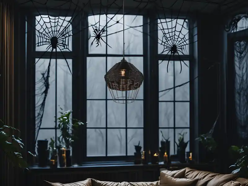 Ausverkauf meineWunschleuchte LED Gothic Pendelleuchte Dark Romantic Schwarz Dunkelromantik