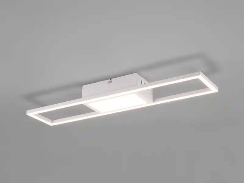 RL LIVE YOUR LIGHT LED Deckenleuchte RIGIDO Weiß dimmbar & Lichtfarbe einstellbar, Breite 60cm Kostenloser Rückversand
