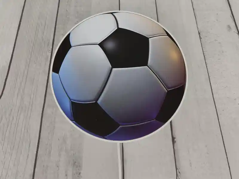 Highlight Niermann Kinderzimmer Wandlampe Fußball, Schalter und Stecker, Ø 25cm