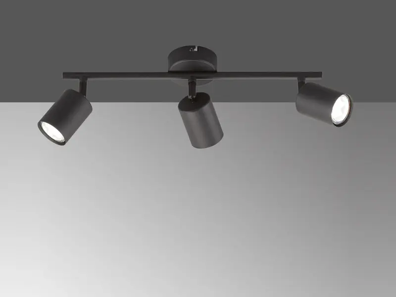 Top-Preis Fischer & Honsel LED Deckenstrahler VANO Schwarz 3-flammig, Breite 42cm