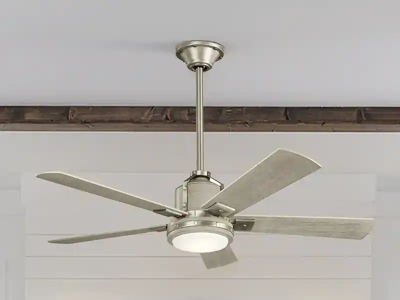 Mega-Angebot meineWunschleuchte Deckenventilator mit Holzflügeln, LED Licht und Fernbedienung, Ø 132cm