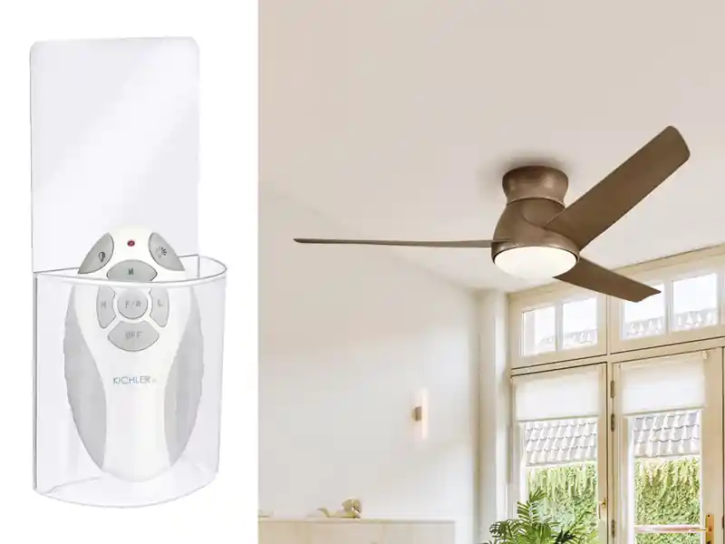 meineWunschleuchte Deckenventilator Braun mit Licht, Outdoor geeignet IP44, Ø 152cm Heißes Angebot