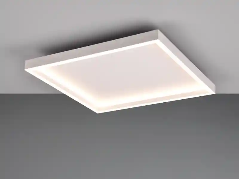 Bestseller RL LIVE YOUR LIGHT Flache LED Deckenleuchte ROTONDA Weiß Quadrat, 35cm