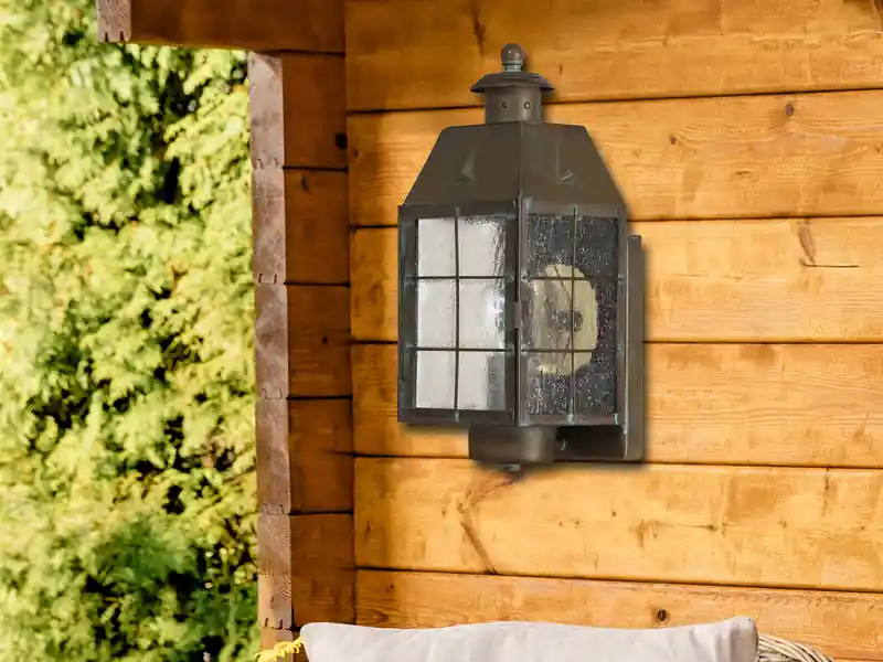 Aktuell meineWunschleuchte LED Außenwandleuchte im antiken Landhausstil, Höhe 34cm