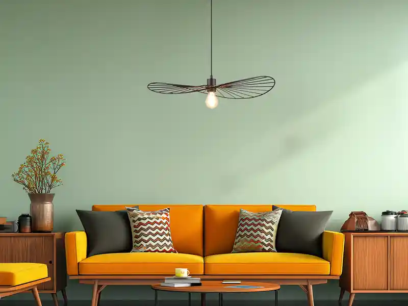 Sale RL LIVE YOUR LIGHT Ausgefallene Pendelleuchte CHAPEAU, Lampenschirm Schwarzer Draht, Ø 60cm