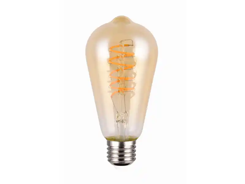 Trio Leuchten E27 Deko LED - 7 Watt, 500 Lumen, 1800 K warmweiß, Ø6,4cm - 3 Stufen Dimmer Schnäppchen