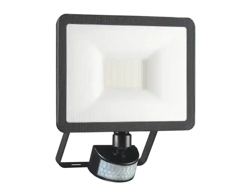 Knallerangebot ELRO LED Flutlichtstrahler mit Bewegungsmelder Schwarz, 20 Watt, IP54