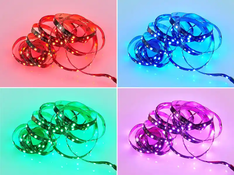 Begrenztes Angebot RL LIVE YOUR LIGHT LED Streifen GRIP mit Fernbedienung, RGB Farbwechsel & Dimmer - 5 Meter