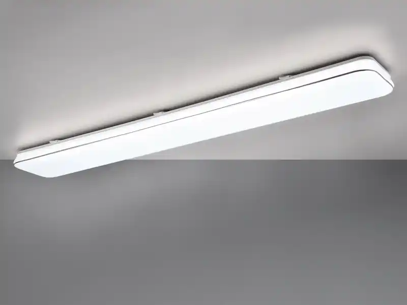 Markenware RL LIVE YOUR LIGHT LED Panel Deckenleuchte BLANCA flach, hell & dimmbar, Neutralweiß, Breite 120cm