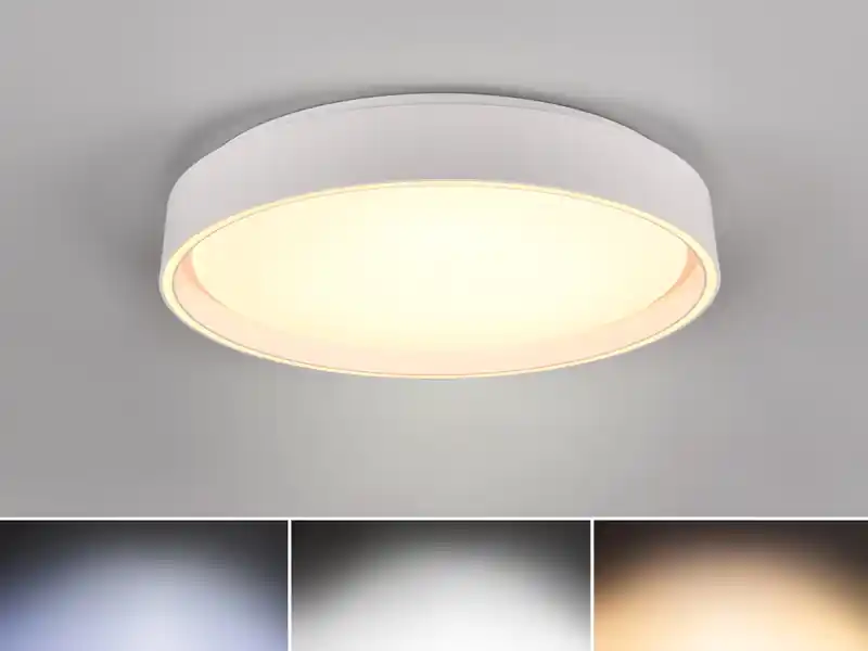 Sonderaktion RL LIVE YOUR LIGHT LED Deckenleuchte FELIS mit Fernbedienung & Tageslicht, Weiß Ø 40cm