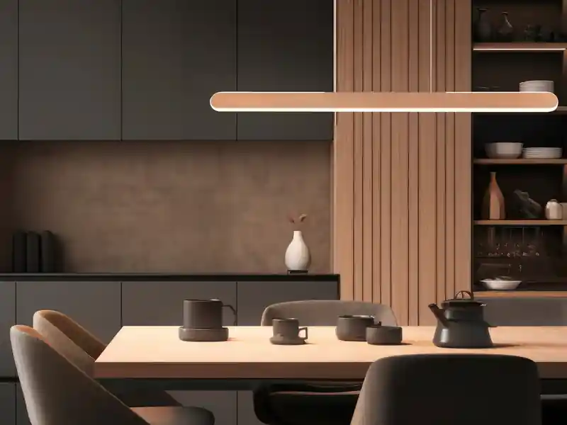 Wochenendangebot Trio Leuchten LED Pendelleuchte HELIOS Coffee dimmbar & höhenverstellbar, Breite 100cm