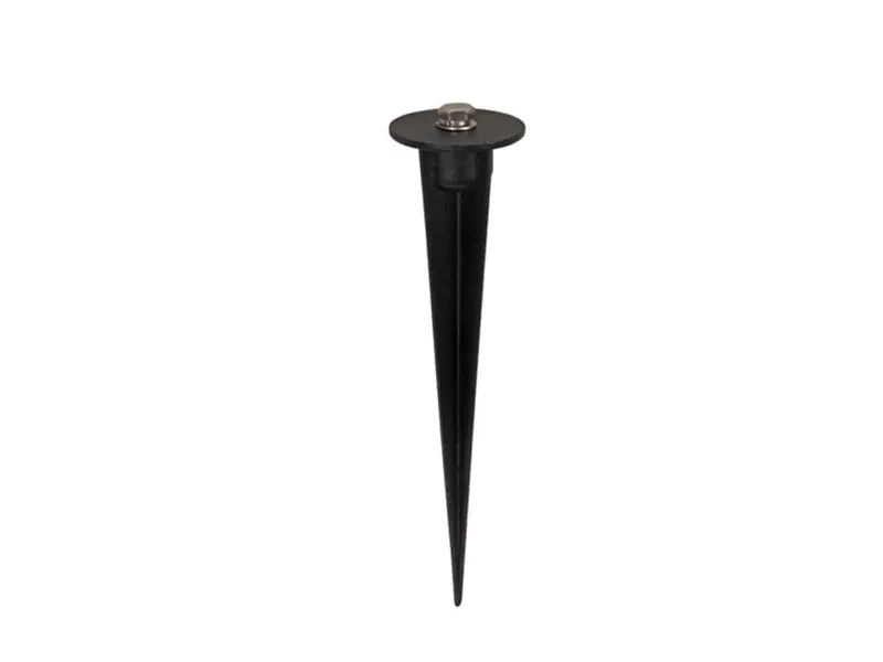 Perel Erdspieß klein für PEREL Flutlichtstrahler 10 bis 20 Watt - Ø4cm, Höhe 16cm Preis Gesenkt