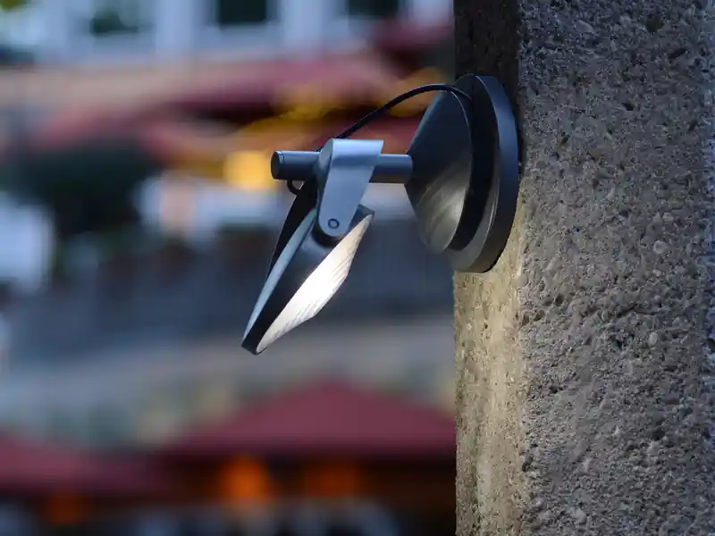 Highlight Lutec LED Solar Wandleuchte STACK Beleuchtungssystem sun'connec - Anthrazit