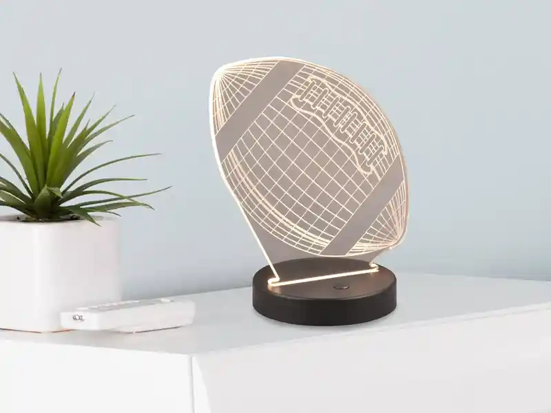 RL LIVE YOUR LIGHT 3D Dekoleuchte FOOTBALL mit RGB Farbwechsler, Höhe 21cm Neuheit