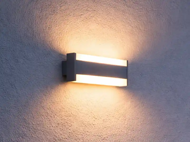Trio Leuchten LED Außenwandleuchte DAWSON Up and Down Lichteffekt, Anthrazit Breite 30cm Jetzt Kaufen