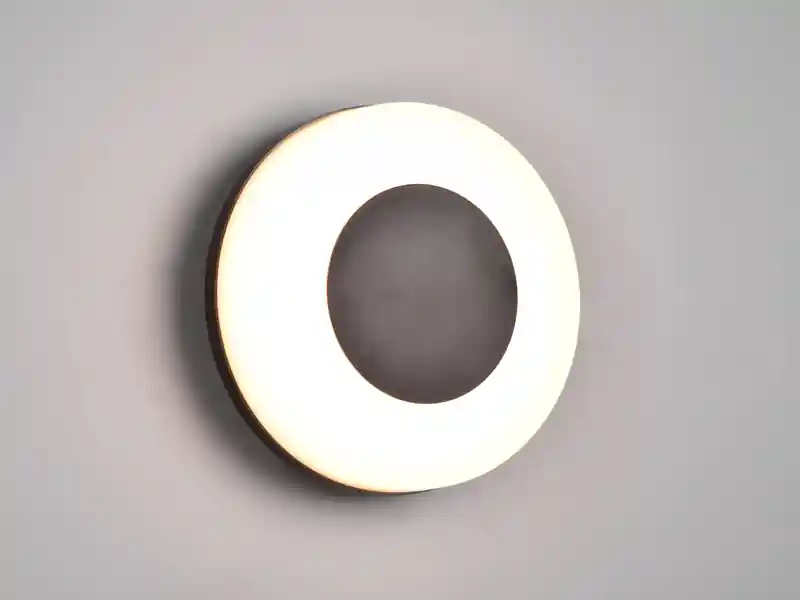 RL LIVE YOUR LIGHT LED Außenwandleuchte MORENA Ø 25cm Lichtfarbe einstellbar Schwarz Weiß Rabatt