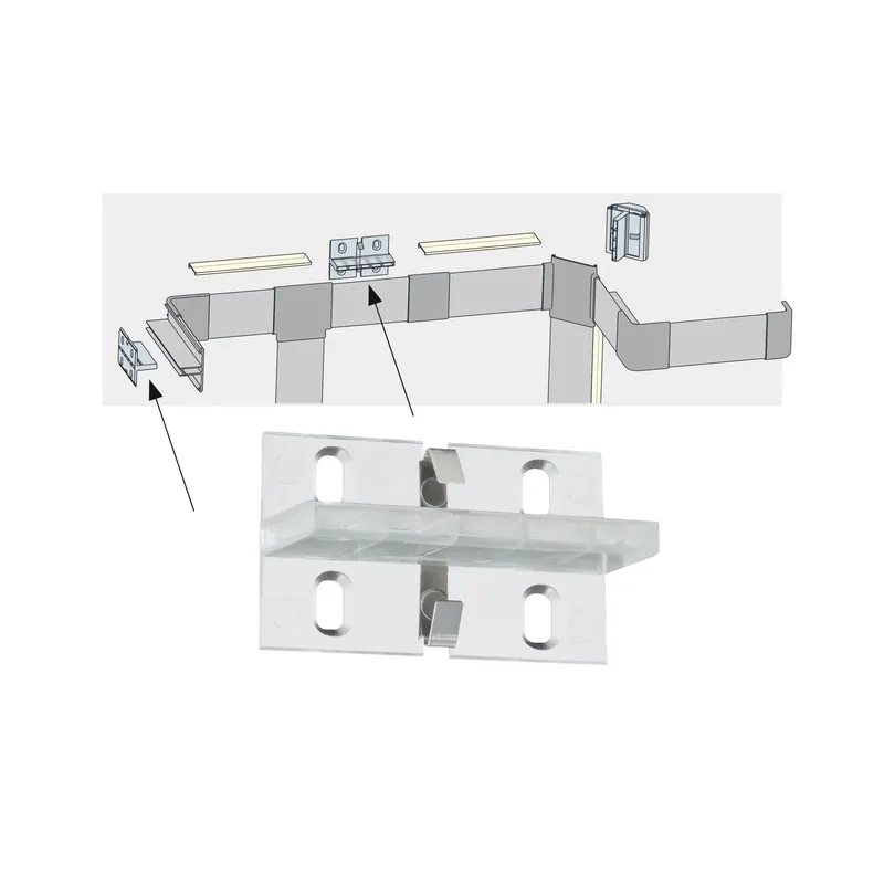 LED Strip Profil Duo Fixture 4er Set Transparent Bestseller