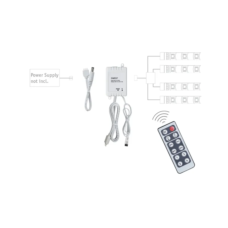 YourLED Controller Dimm/Switch 12V max. 60W Weiß Sichere Zahlung