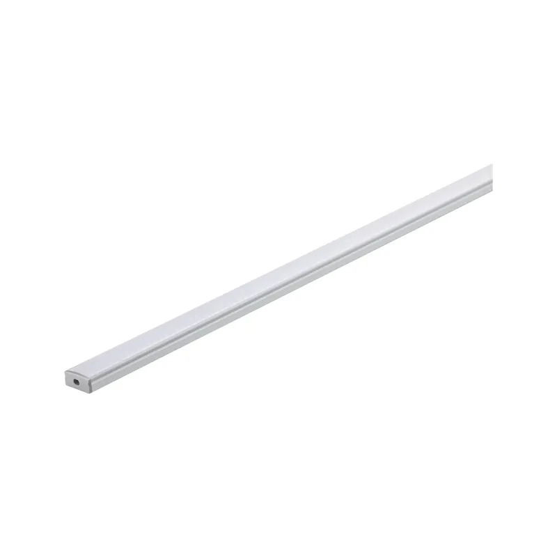 Neu LED Strip Profil Base Weißer Diffusor 2m Alu eloxiert/Satin