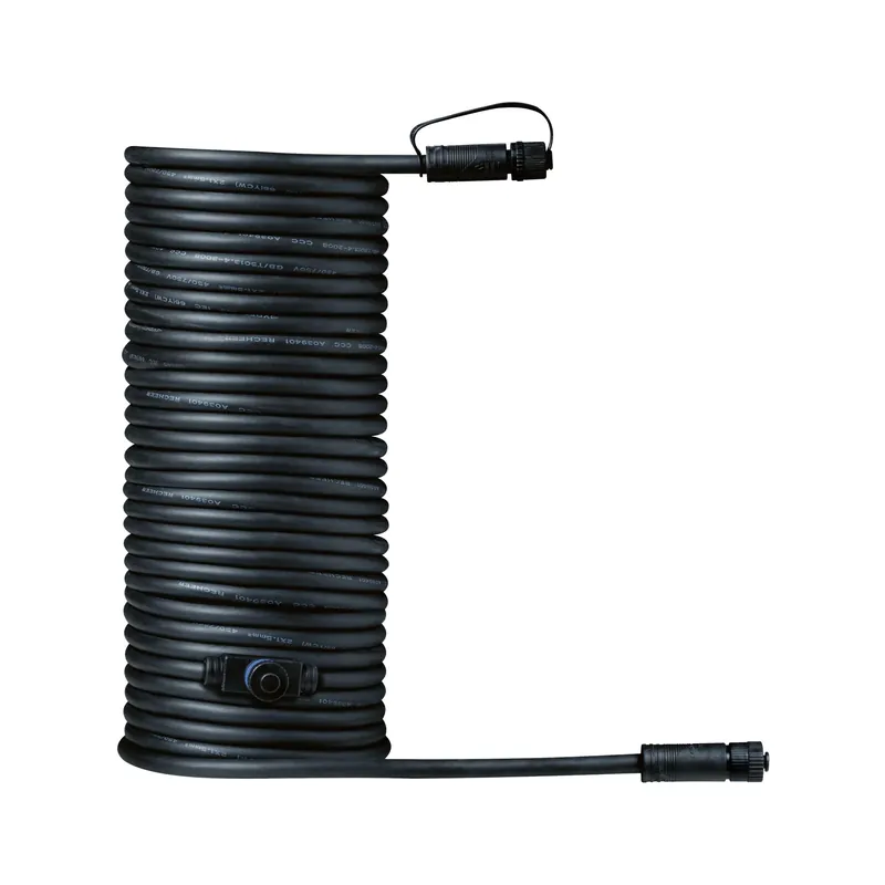 Preisknaller Plug & Shine Kabel 10m 2 Ausgänge IP68 Schwarz
