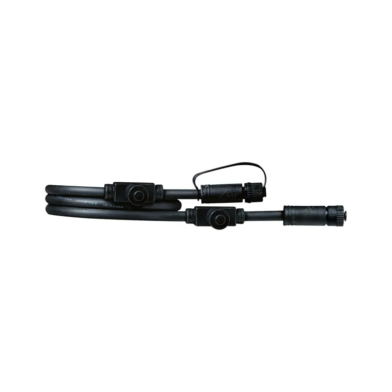 Plug & Shine Kabel 1m 3 Ausgänge IP68 Schwarz Sonderangebot