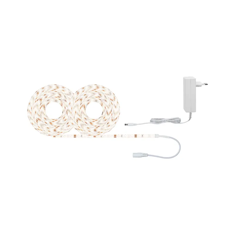 Solange Der Vorrat Reicht SimpLED LED Strip Warmweiß Komplettset 10m beschichtet 22W 300lm/m 60 LEDs/m 3000K 24VA