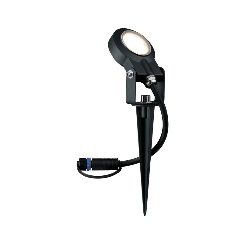 Plug & Shine LED Gartenstrahler Sting Einzelspot IP67 3000K 6,4W Anthrazit Nur Heute
