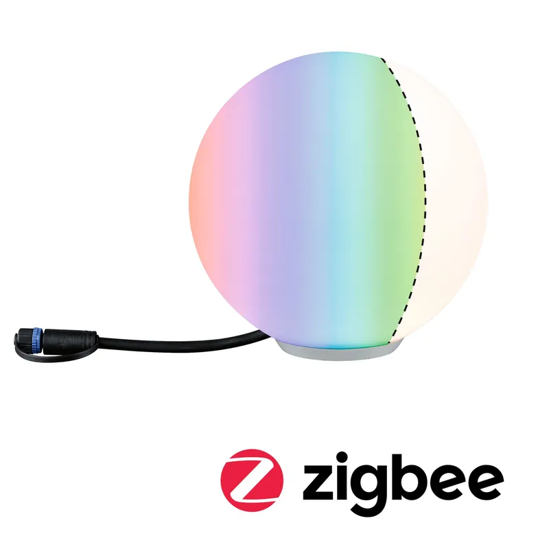 Online Kaufen Plug & Shine LED Lichtobjekt Smart Home Zigbee 3.0 Globe IP65 RGBW+ 2,9W Weiß
