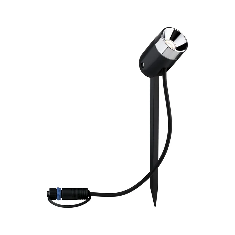 Günstig Plug & Shine LED Gartenstrahler Pike Einzelspot IP65 3000K 2,2W Anthrazit