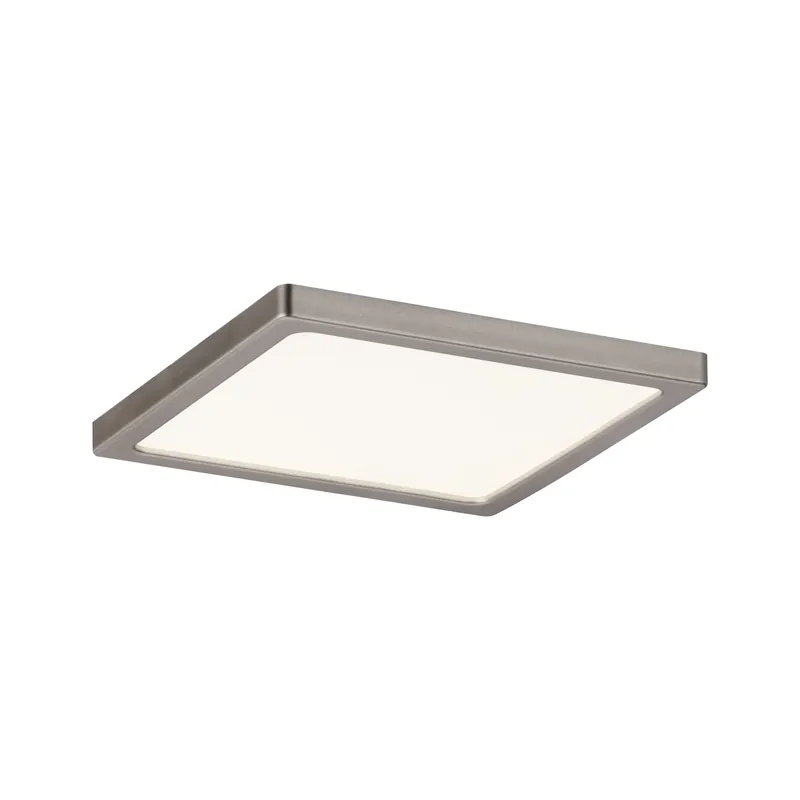 Mega-Angebot LED Einbaupanel Areo IP44 eckig 120x120mm 6,5W 418lm 3000K Nickel matt dimmbar