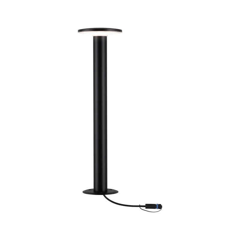Schneller Versand Plug & Shine LED Pollerleuchte Plate Einzelleuchte IP44 3000K 6,1W Anthrazit