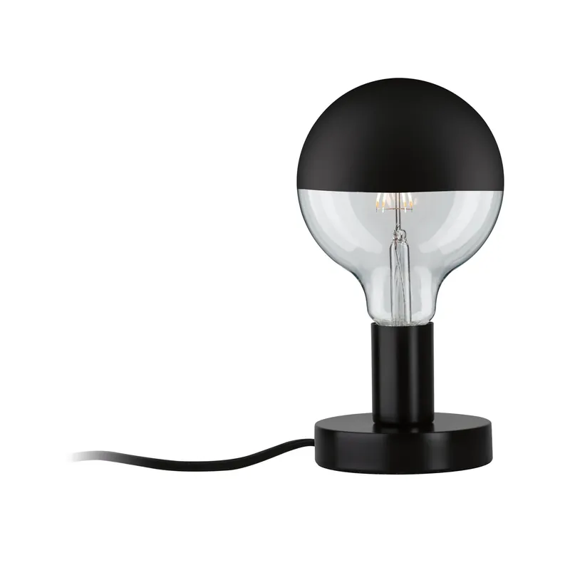 Neu Im Sortiment Neordic Tischleuchte Haldor E27 max. 60W Schwarz Metall
