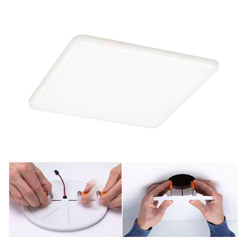 VariFit LED Einbaupanel Veluna IP44 eckig 185x185mm 17,5W 1500lm 4000K Satin Saisonangebot